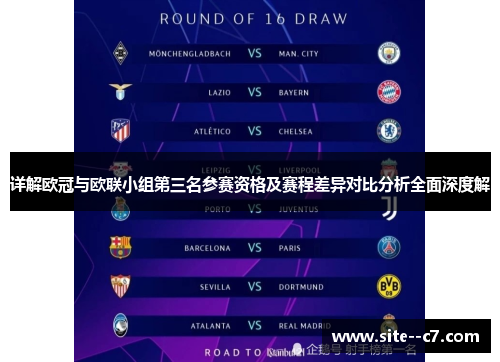 详解欧冠与欧联小组第三名参赛资格及赛程差异对比分析全面深度解