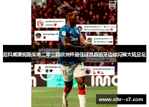 尼科威廉姆斯荣膺二零二四欧洲杯最佳球员西班牙边锋闪耀大陆足坛